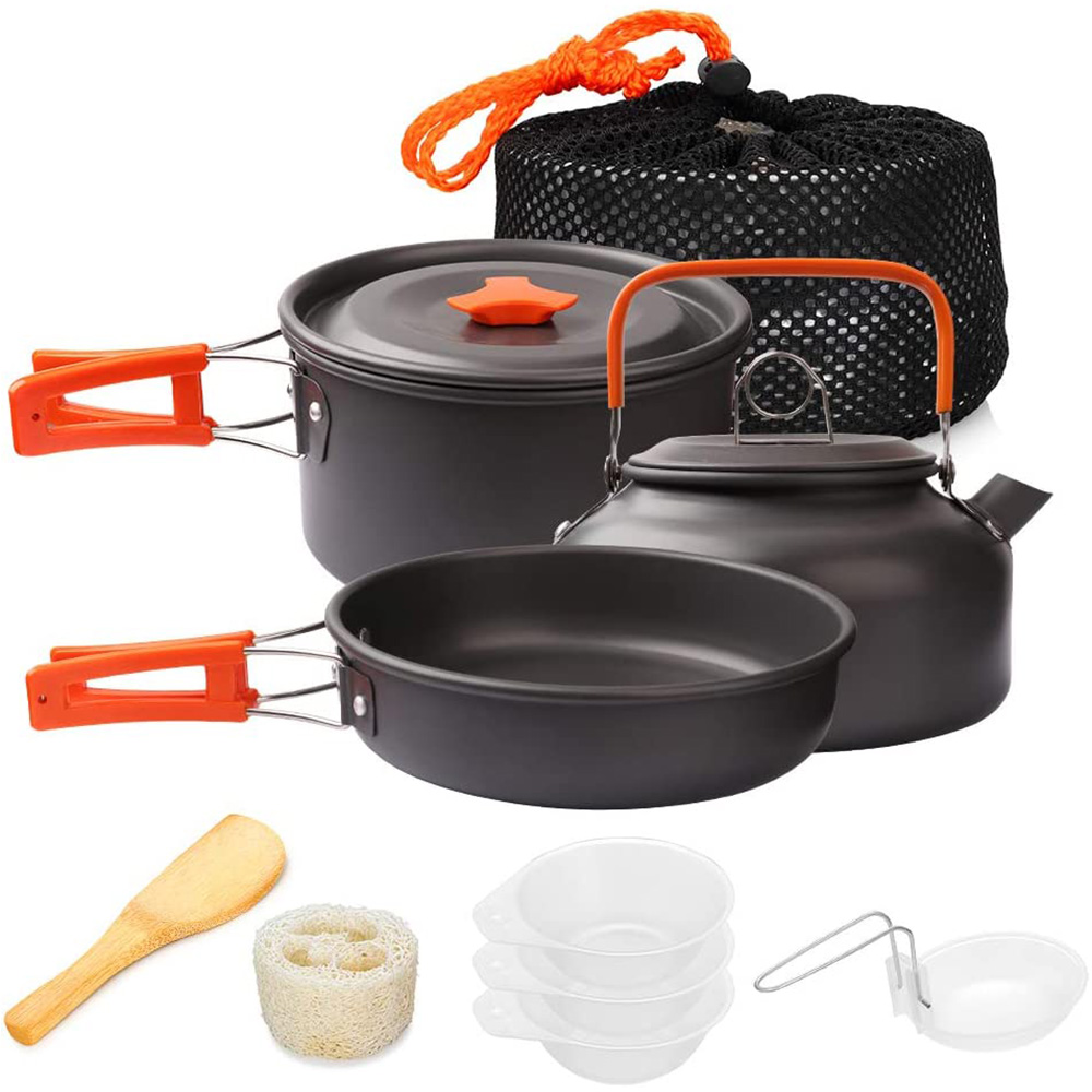 Camping Cooking Kitchen Set - 1pcs/1set Camping Cookware Kit Outdoor Cooking