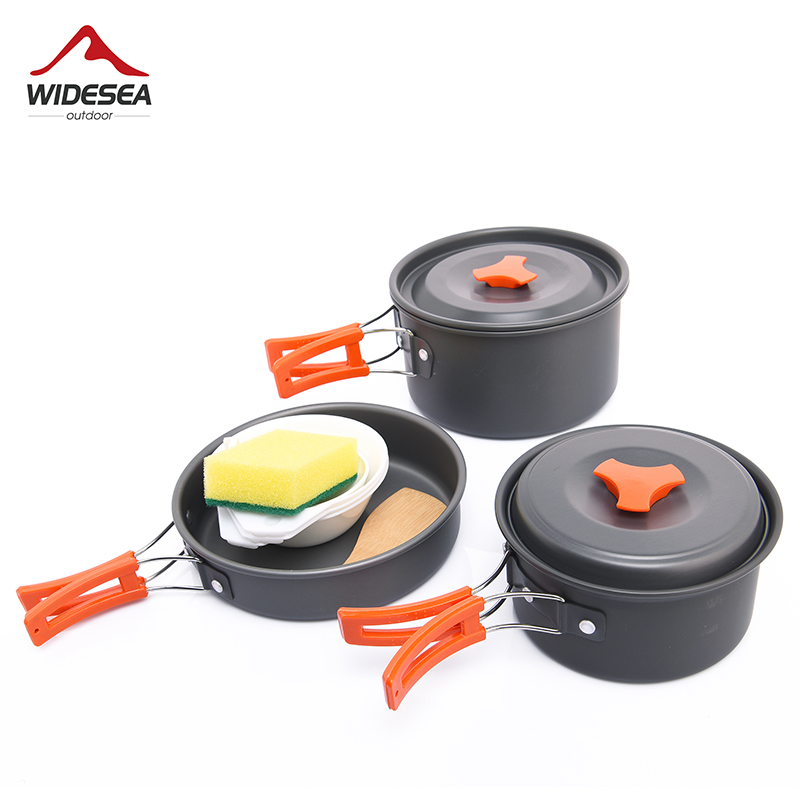 Camping Cooking Bundle - Widesea Camping Outdoor Cookware Set Tableware