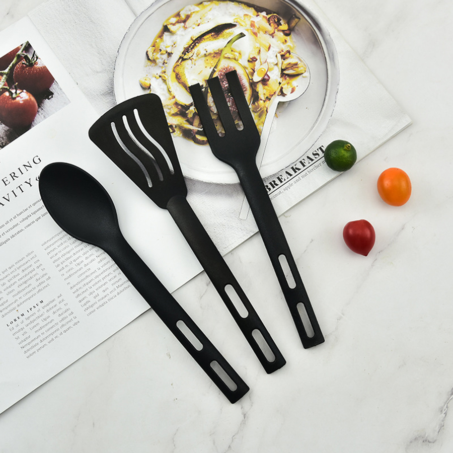 Camping Cooking Bundle - 3PCS Nylon kitchenware Spatula spoon Surface