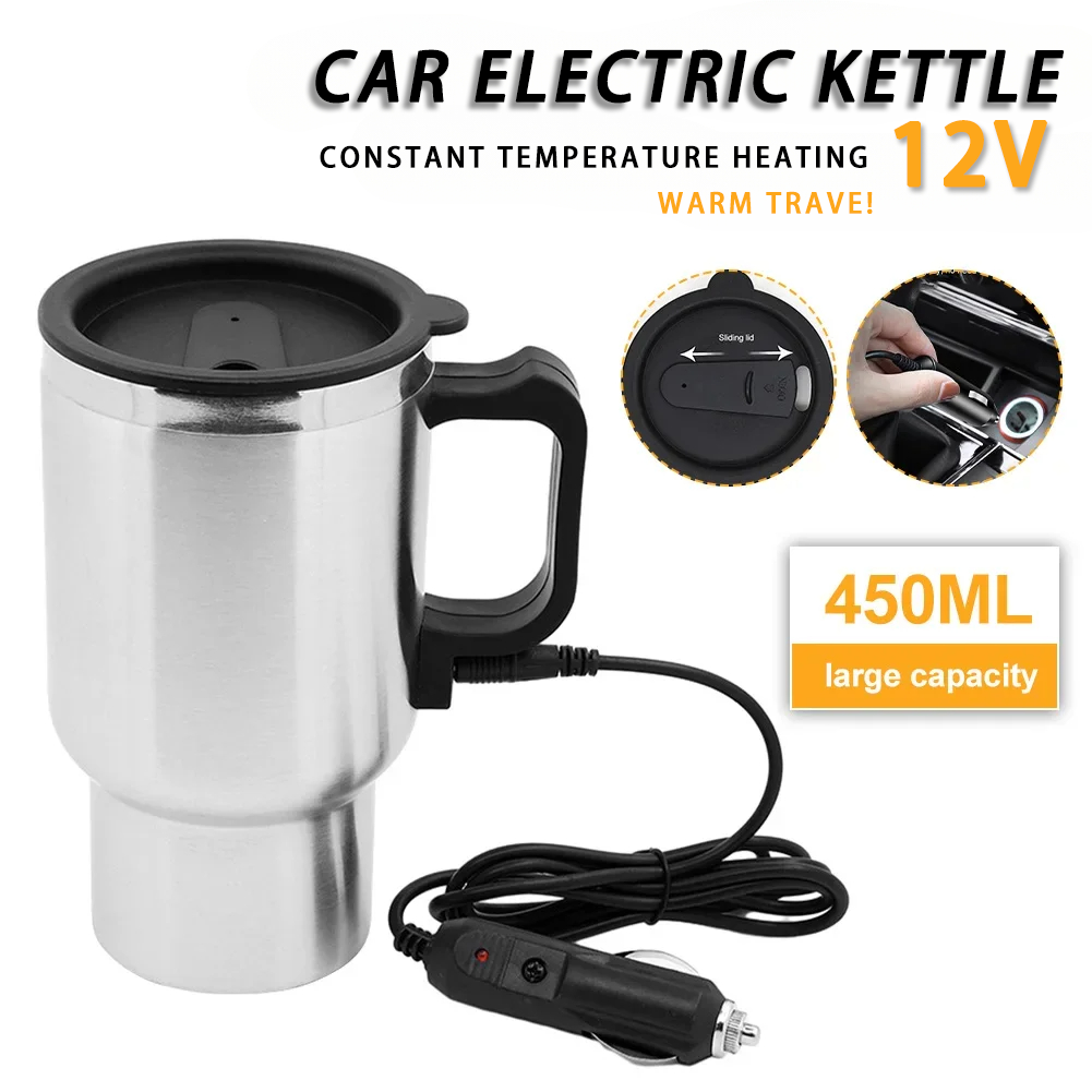 Electric Heating Car Kettle DC - огляд і ціна Camping Cooking Can