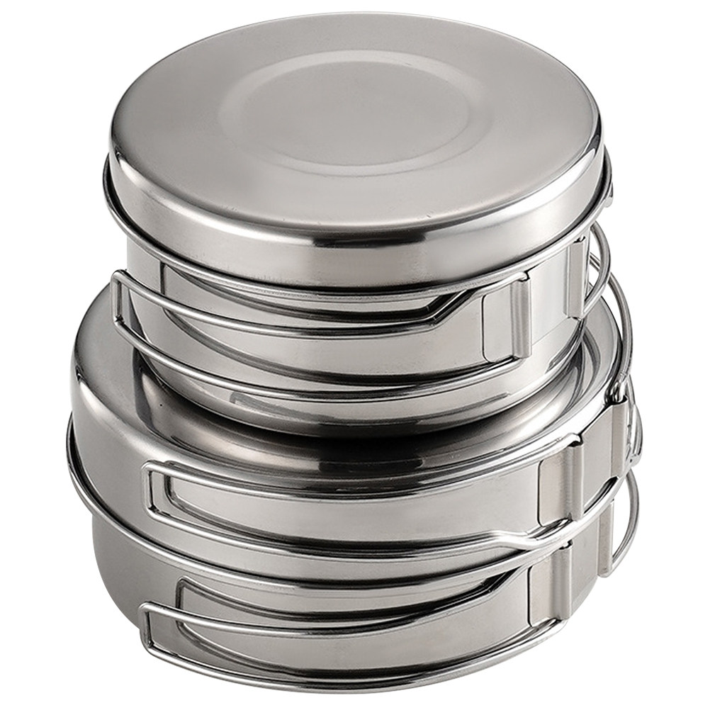 1Set Stainless Steel Camping C - огляд і ціна Camping Cooking Sets