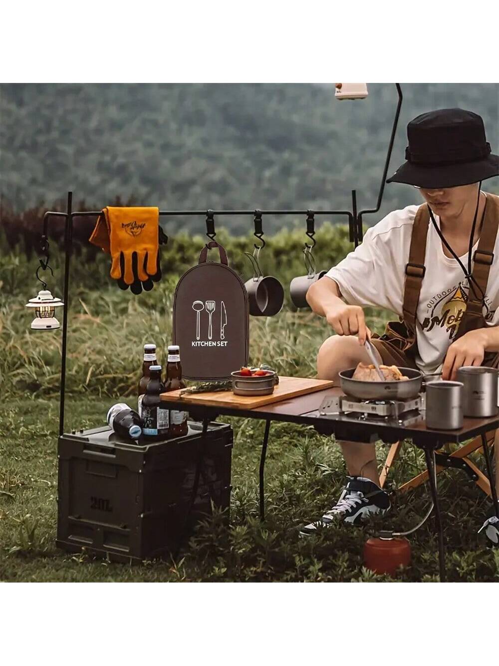 Outdoor Camping Cookware Stora - огляд і ціна Camping Cooking Container