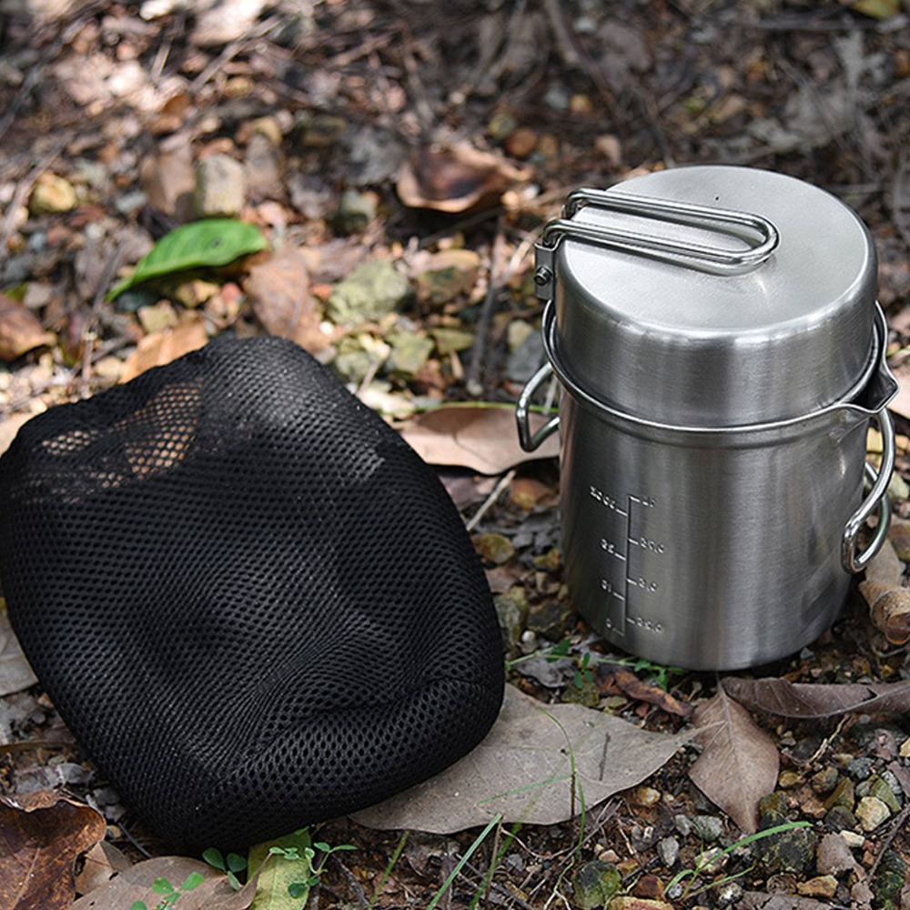 Durable Stainless Steel Campin - огляд і ціна Camping Cooking Sets