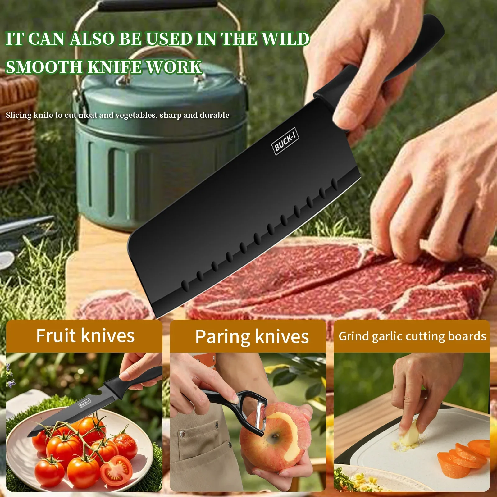 Portable outdoor utensils set  - огляд і ціна Camping Cooking Bundle