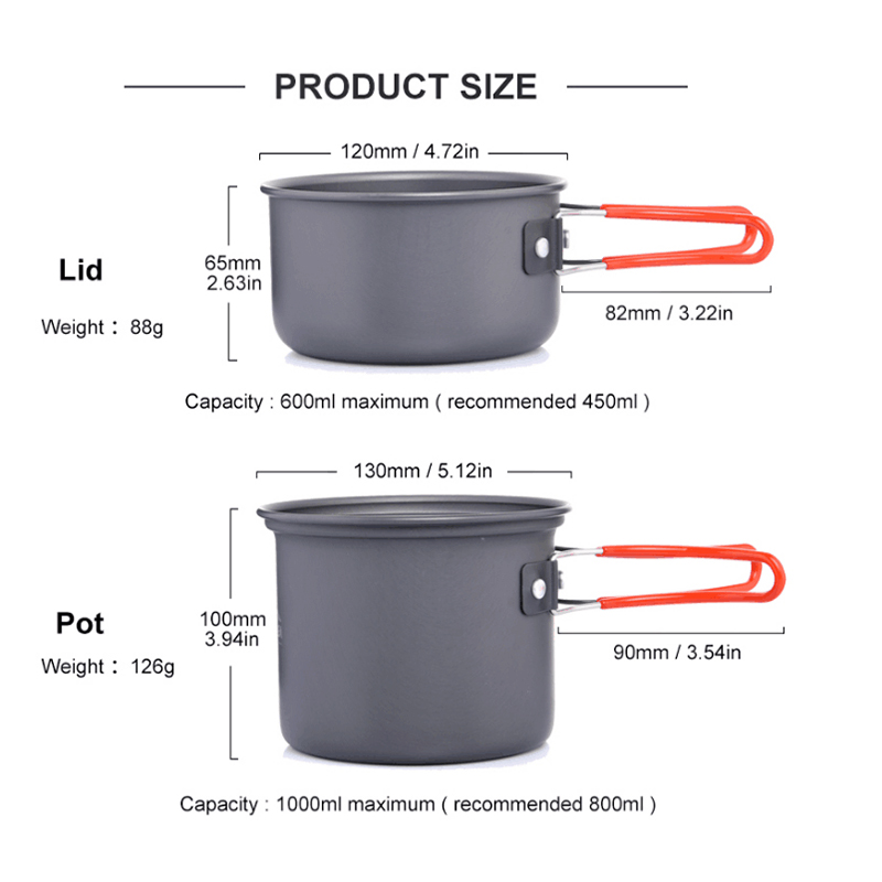 Widesea Camping Cooking Utensi - огляд і ціна Camping Cooking Bundle
