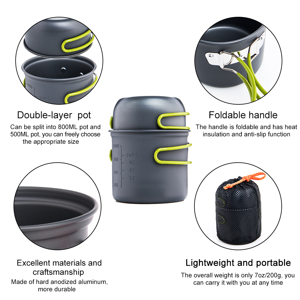 Widesea Camping Cooking Utensi - огляд і ціна Camping Cooking Bundle