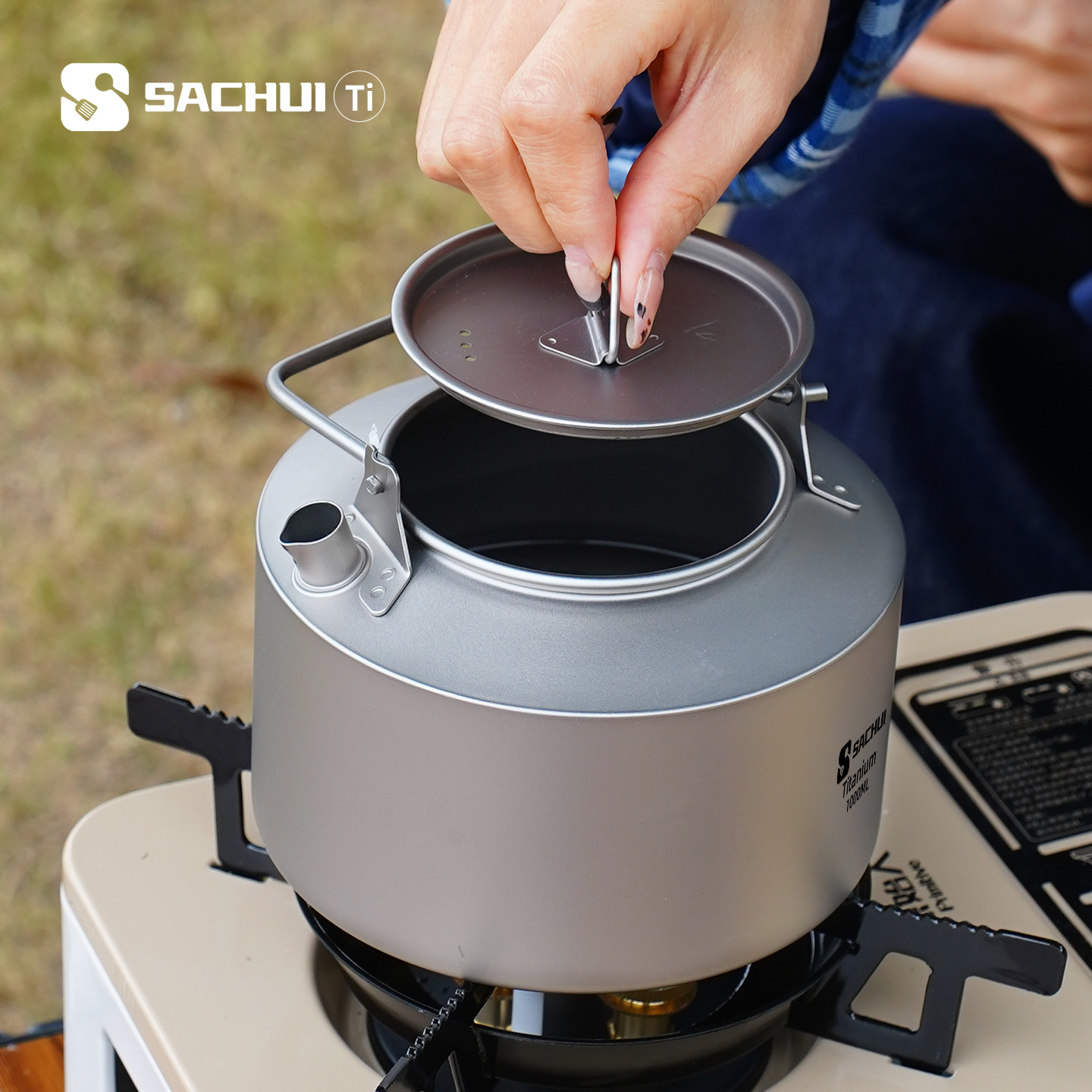 1000ML Pure Titanium Kettle Ou - огляд і ціна Camping Cooking Books