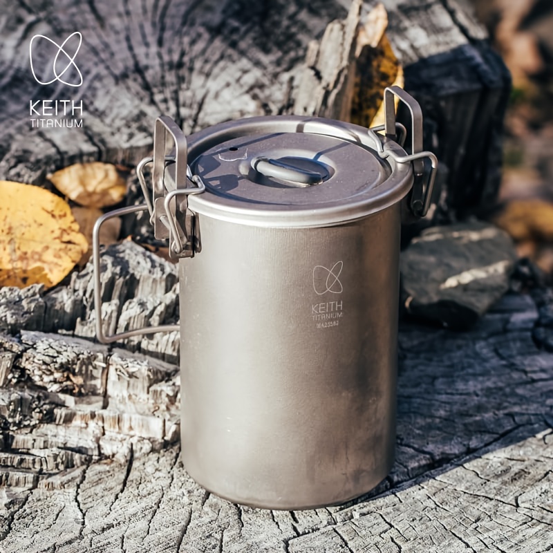 KEITH Pure Titanium Rice Cooke - огляд і ціна Camping Cooking Bundle