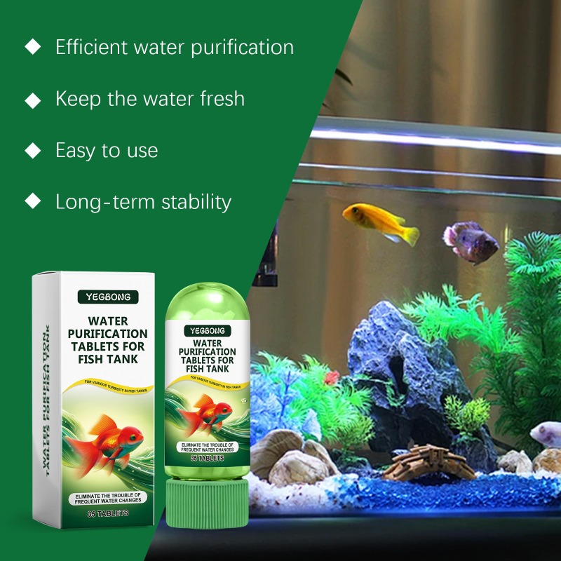 Fish Tank Water Purification T - огляд і ціна Water Purification Tablet