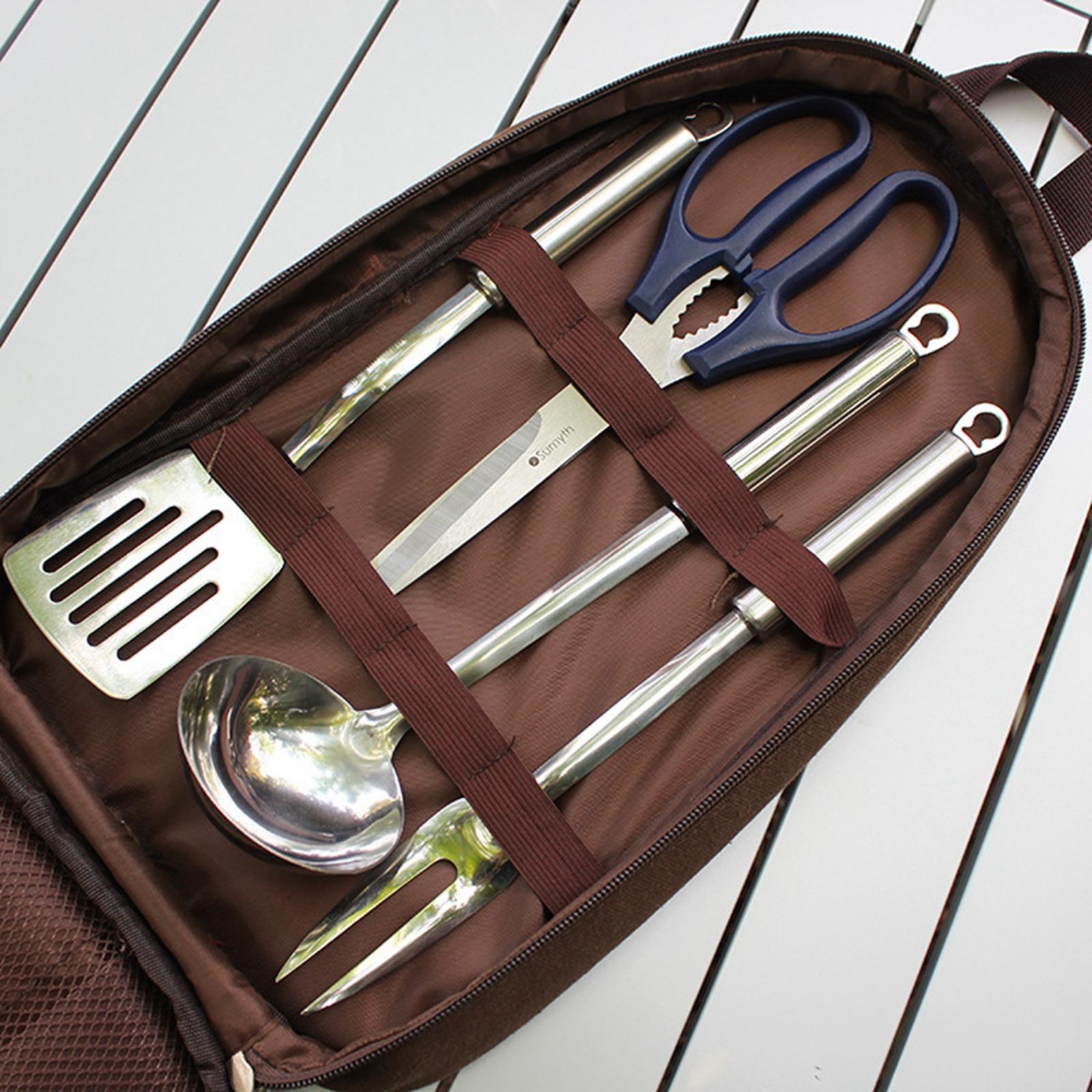 7pcs Camping Kitchen Utensil S - огляд і ціна Camping Cooking Kitchen Set