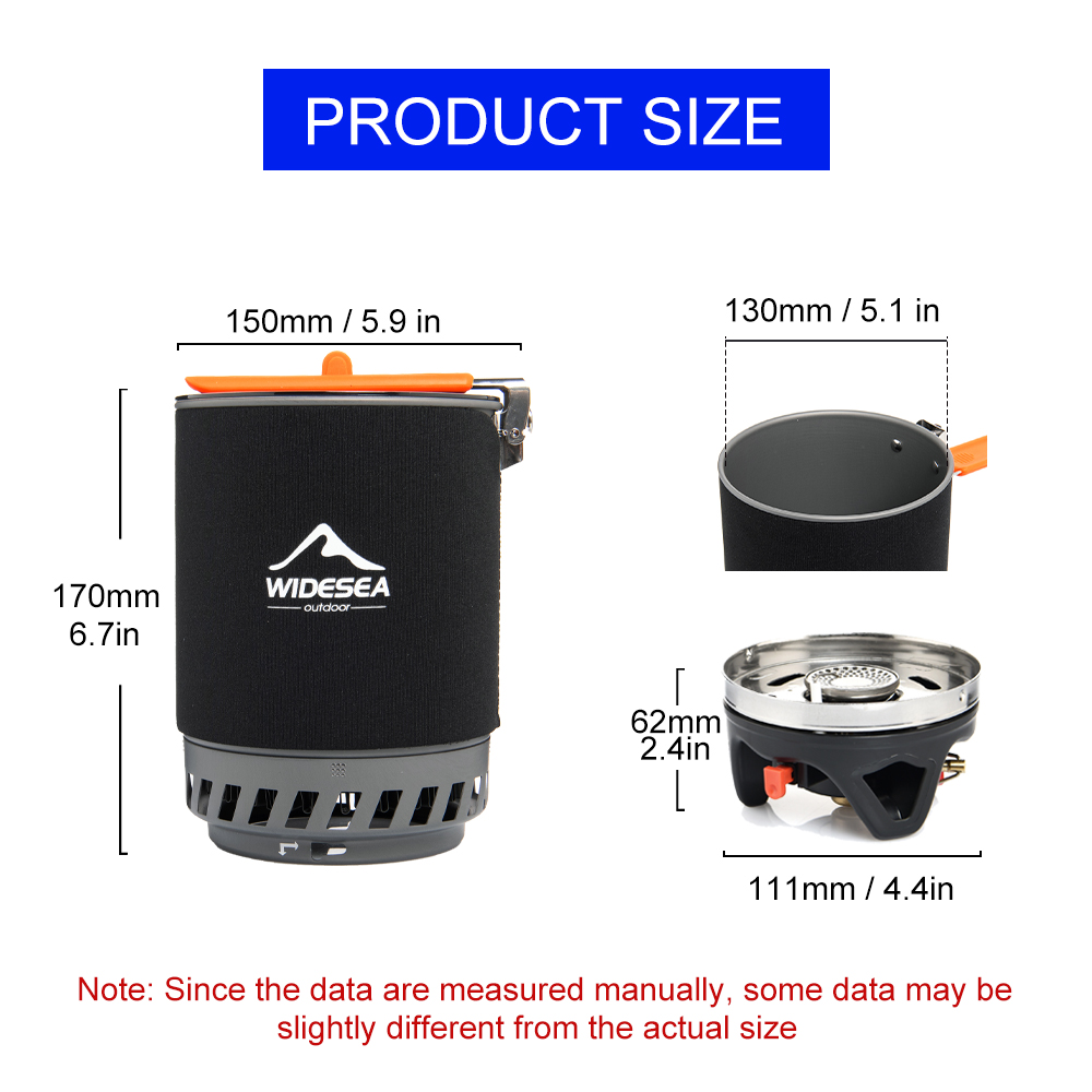 Widesea Camping Cooking System - огляд і ціна Camping Cooking Sets