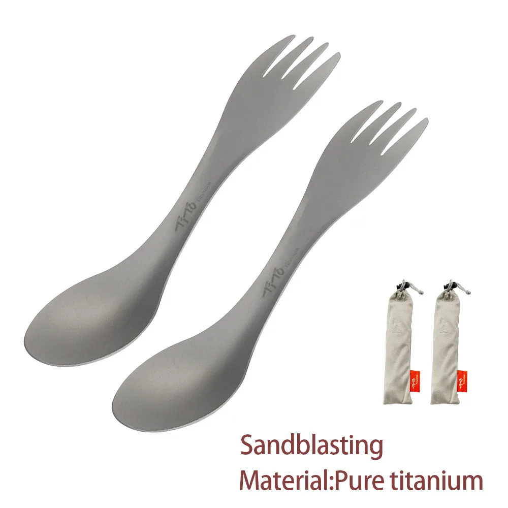 Titanium Spork 2-in-1 Spoon Ul - огляд і ціна Camping Cooking Books