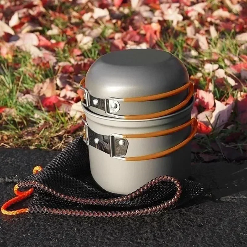 New Camping Pot  Portable Outd - огляд і ціна Camping Cooking Kitchen Set