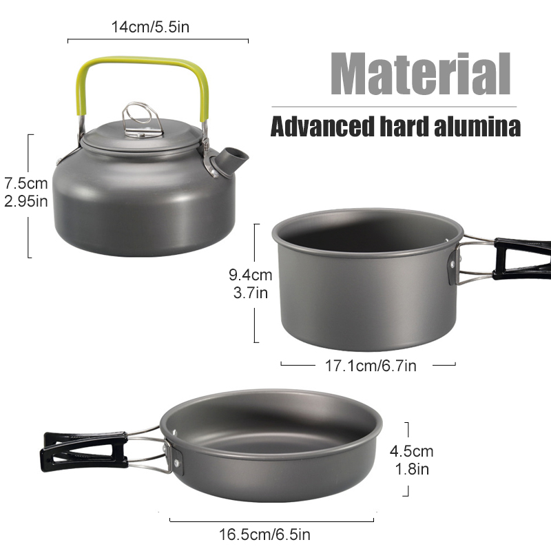WESTTUNE Camping Cookware Kit  - огляд і ціна Camping Cooking Sets