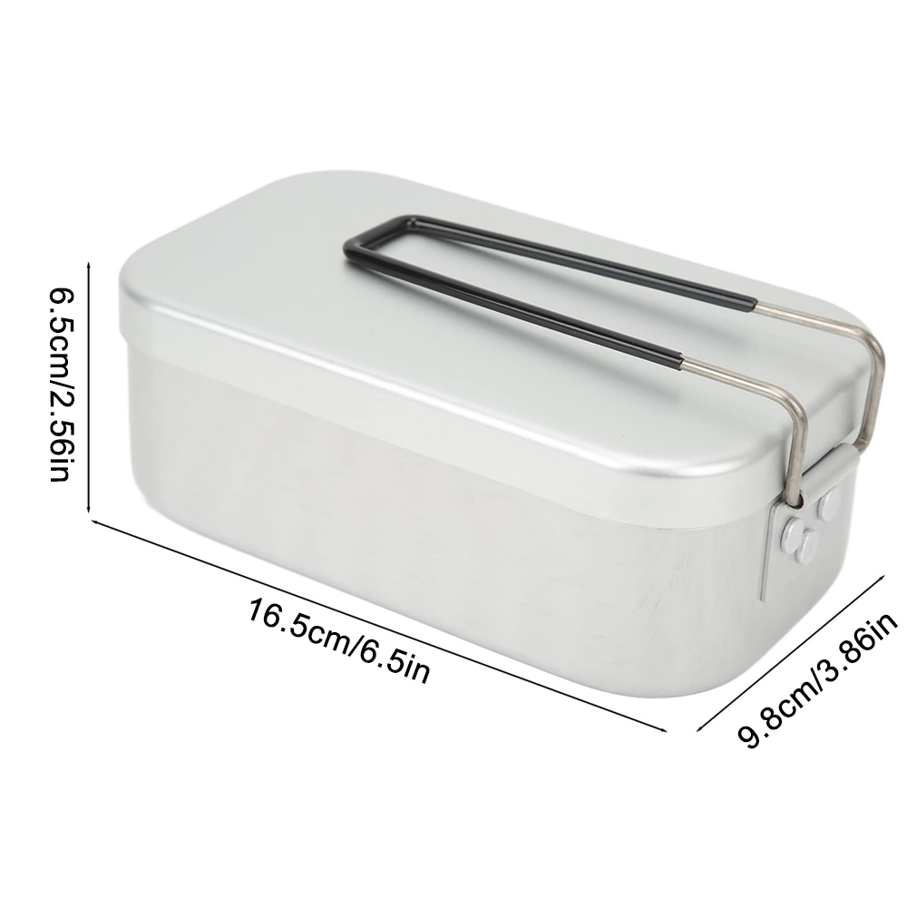 800ML Aluminum Lunch Boxes Out - огляд і ціна Camping Cooking Container