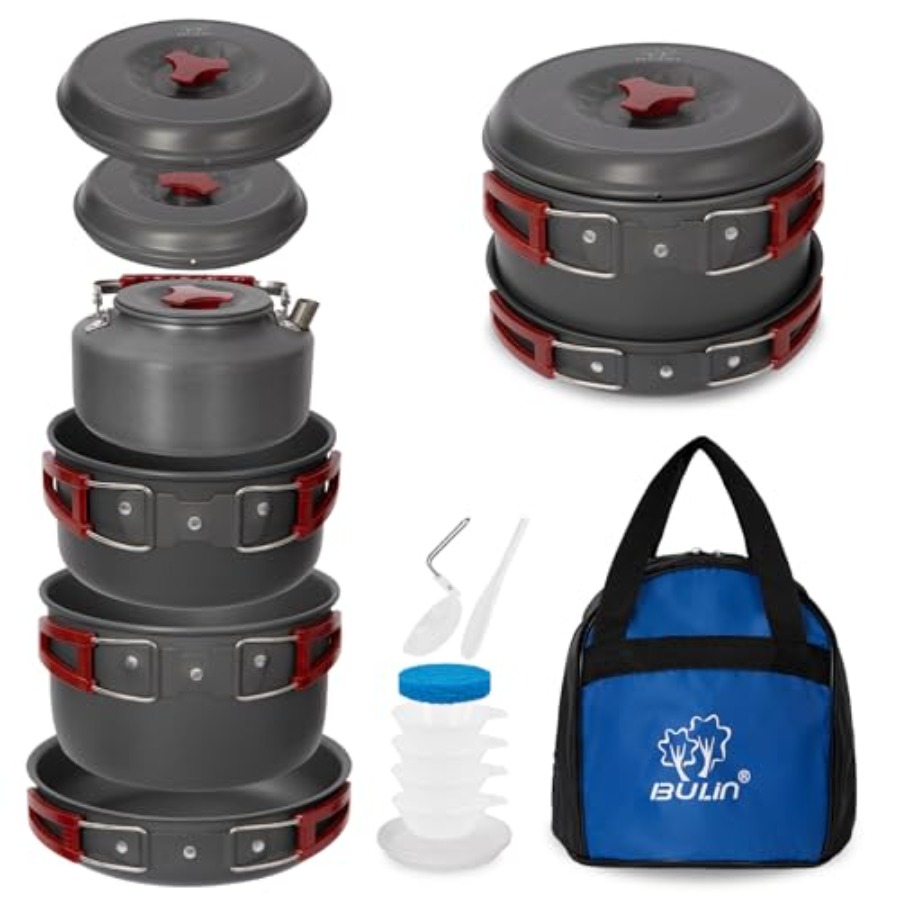 24//11/8/4 Camping Cookware Me - огляд і ціна Camping Cooking Set For 4