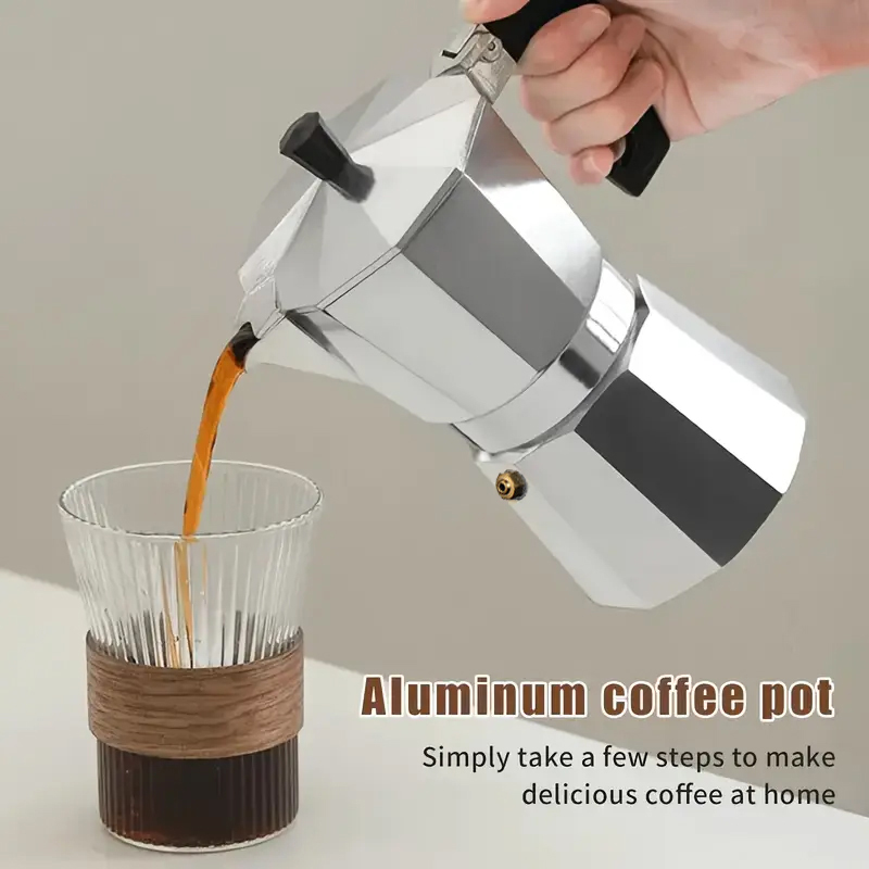 Classic Aluminum Moka Pot 50-3 - огляд і ціна Camping Cooking Gear