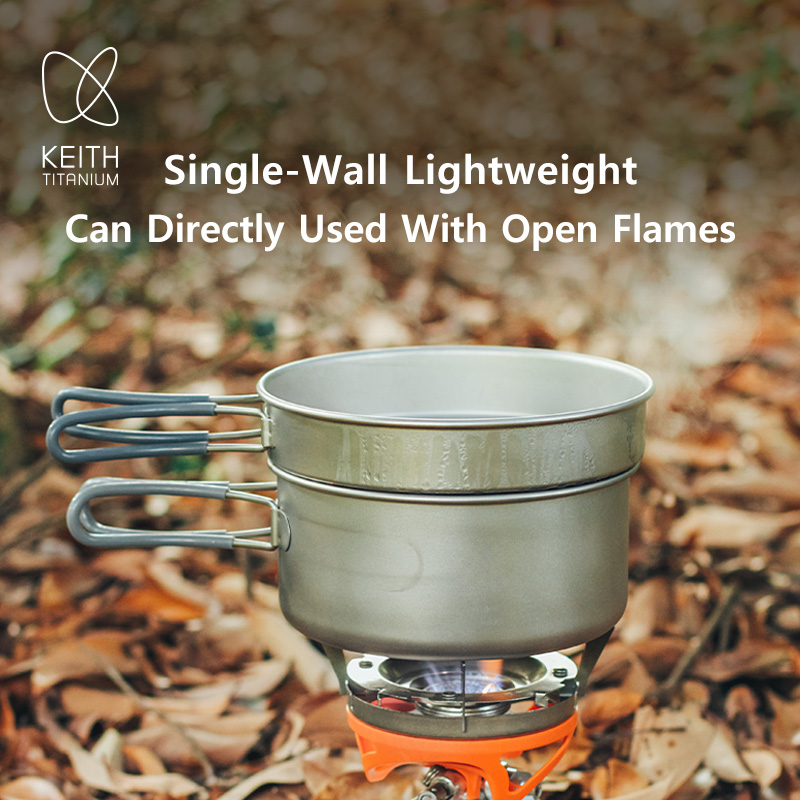 KEITH Pure Titanium 2-Piece Co - огляд і ціна Camping Cooking Books