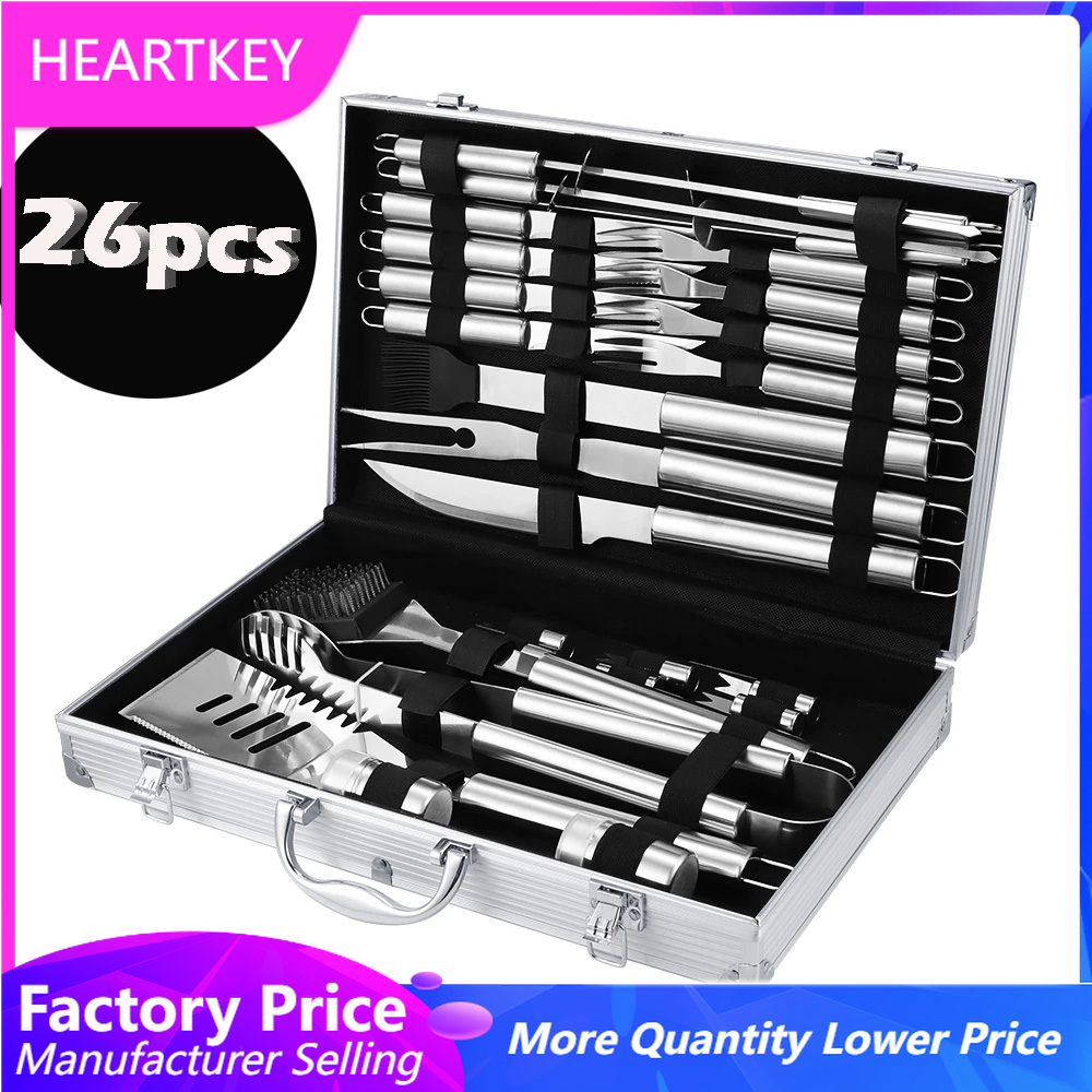 BBQ Tools Set Barbecue Grillin - огляд і ціна Camping Cooking Set For 4