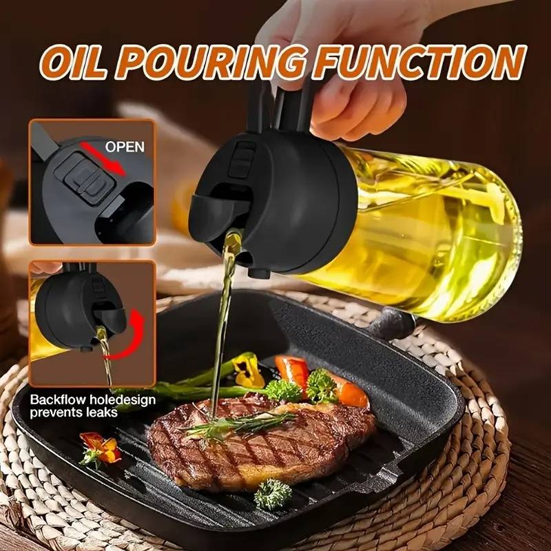 470ml Kitchen Oil Spray Bottle - огляд і ціна Camping Cooking Container