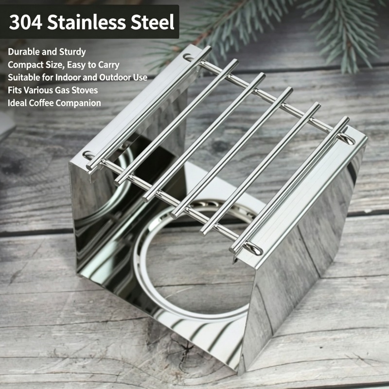 Stainless Steel Square Coffee  - огляд і ціна Camping Cooking Sets