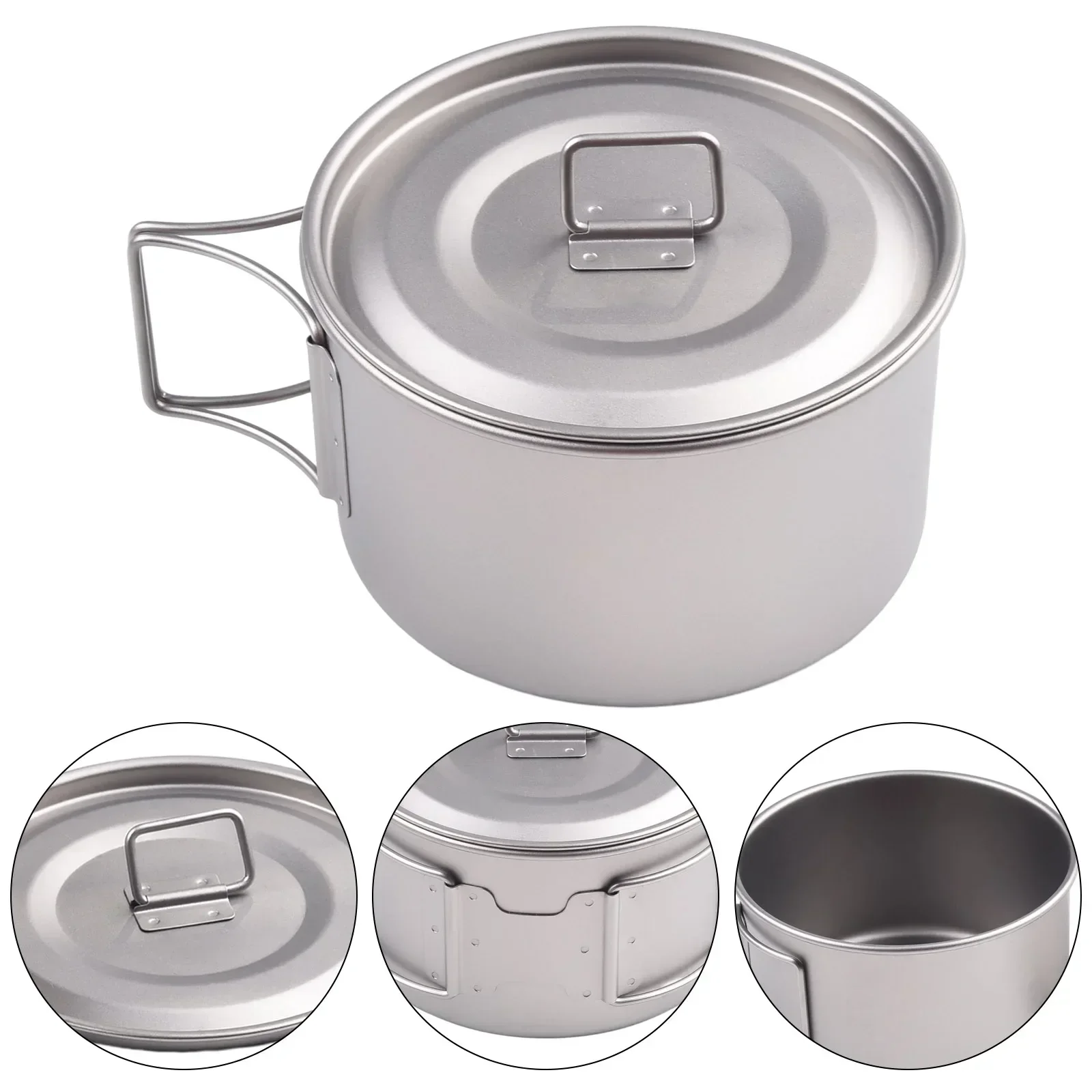 Titanium Bowl With Folding Han - огляд і ціна Camping Cooking Container