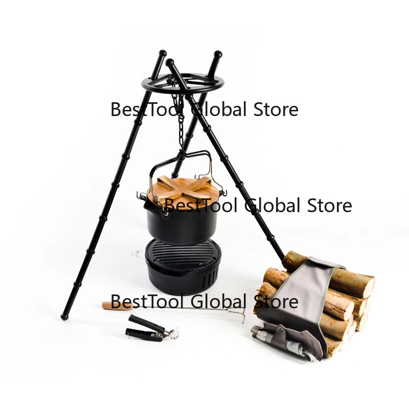 Multi Functional Camping Cookw - огляд і ціна Camping Cooking Bundle
