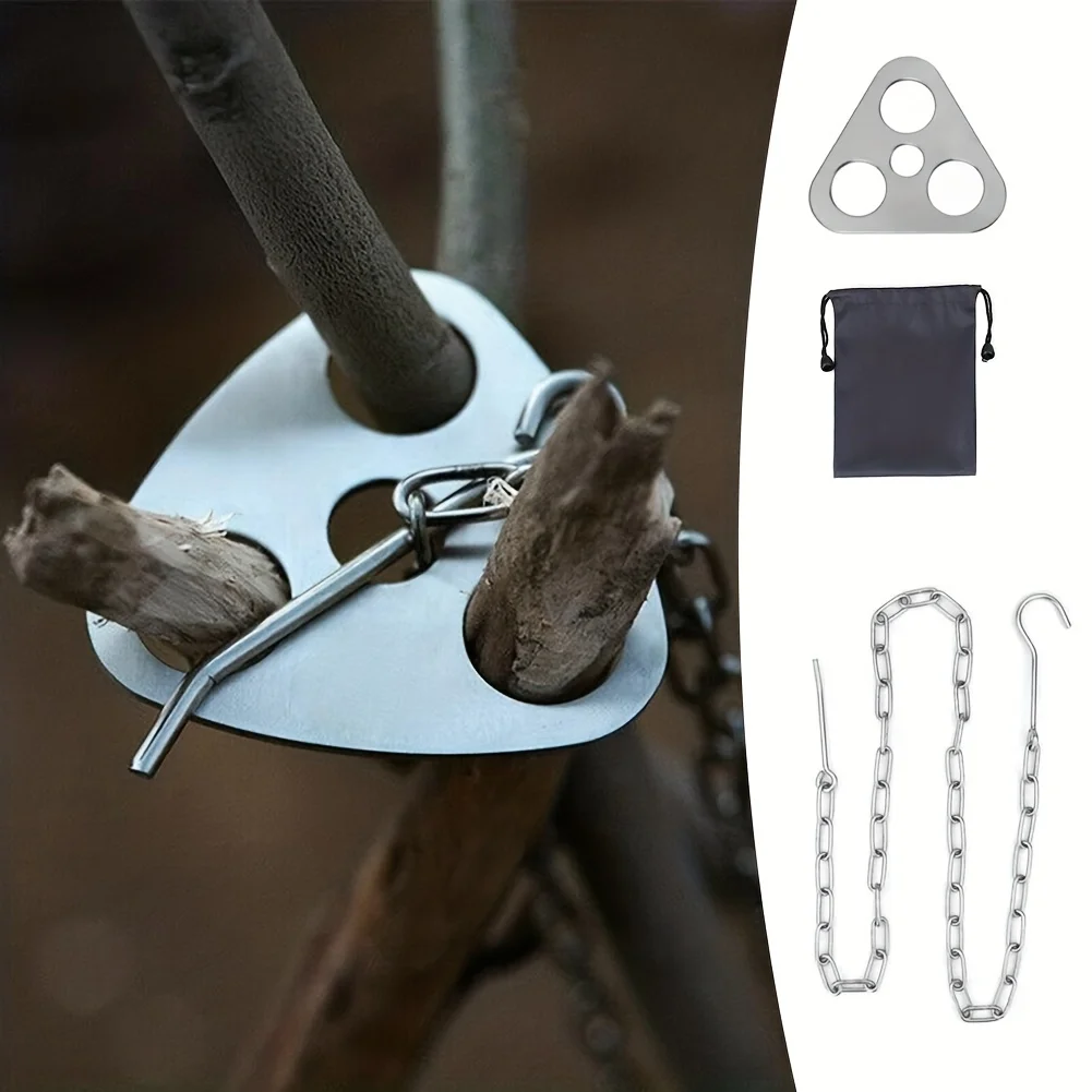 Outdoor BBQ Tripod Portable De - огляд і ціна Camping Cooking Gear