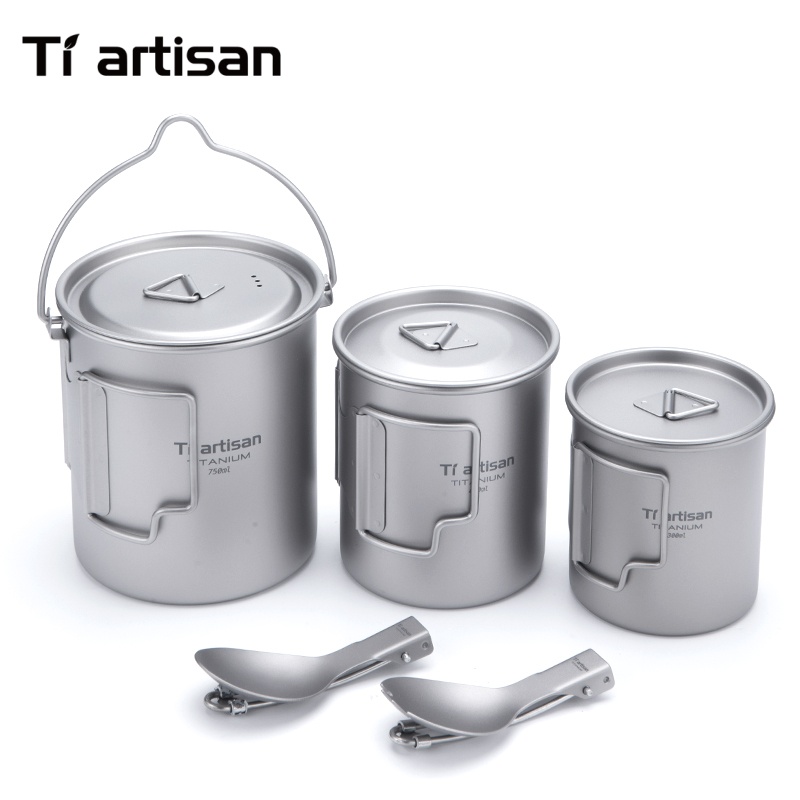 Tiartisan Pure Titanium Ultral - огляд і ціна Camping Cooking Bundle