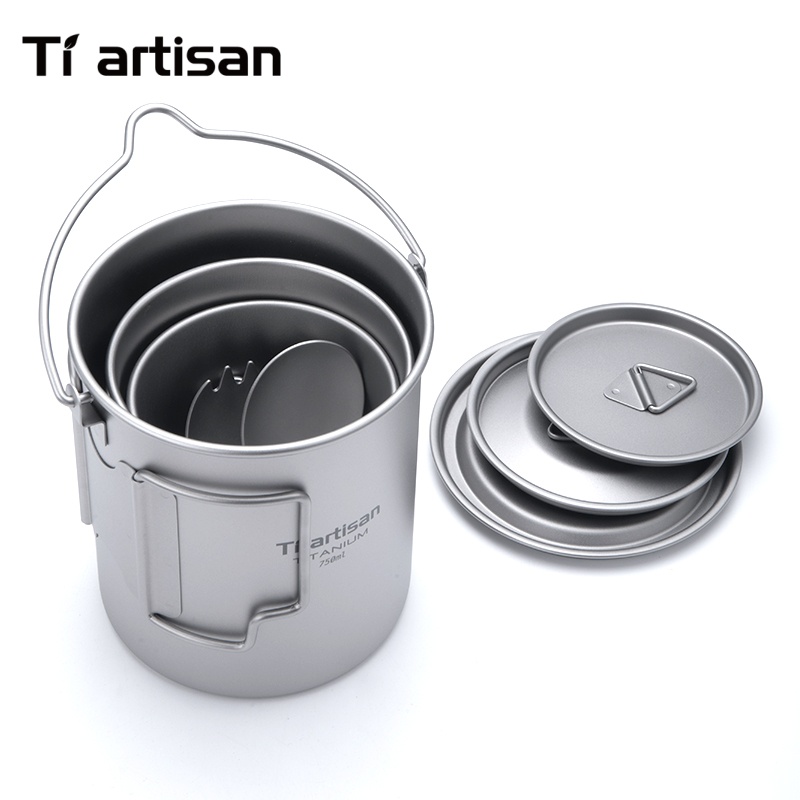 Tiartisan Pure Titanium Ultral - огляд і ціна Camping Cooking Bundle
