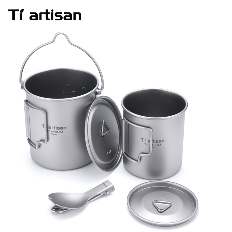 Tiartisan Pure Titanium Ultral - огляд і ціна Camping Cooking Bundle