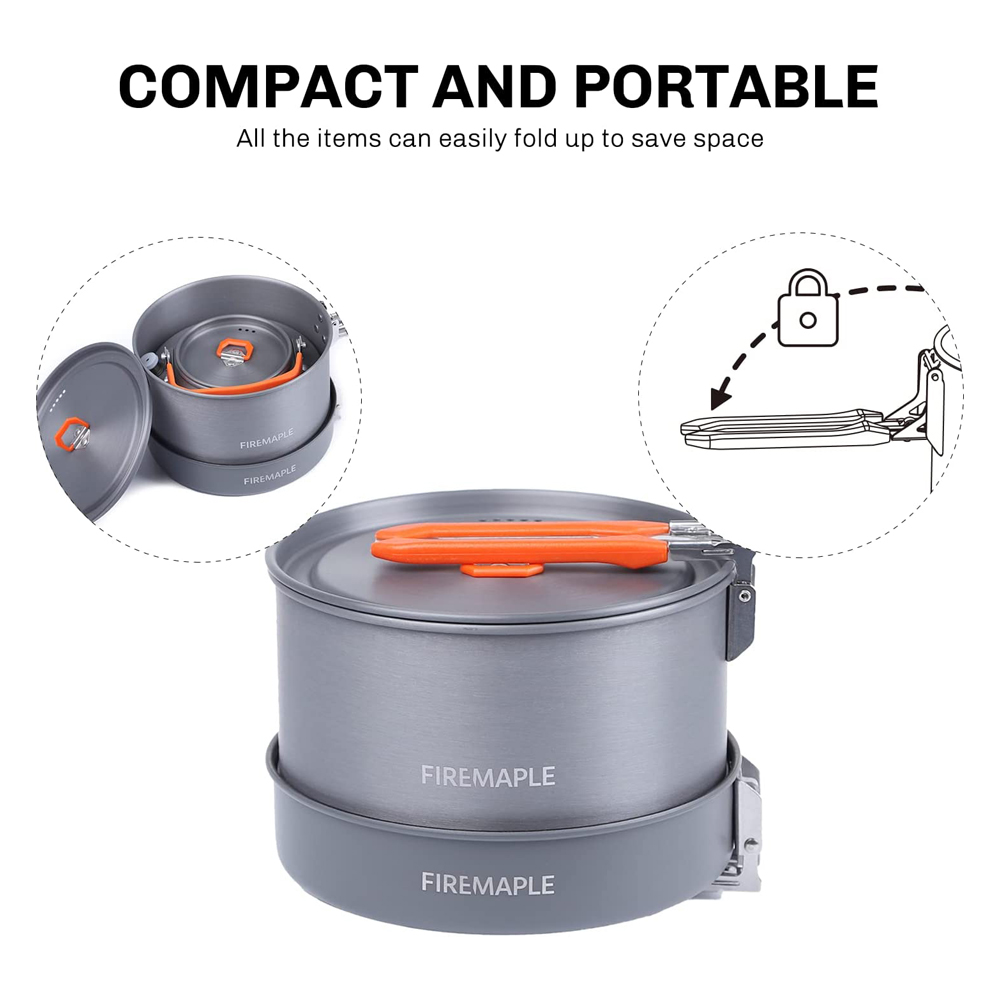 Fire Maple Camping Cookware Ut - огляд і ціна Camping Cooking Bundle
