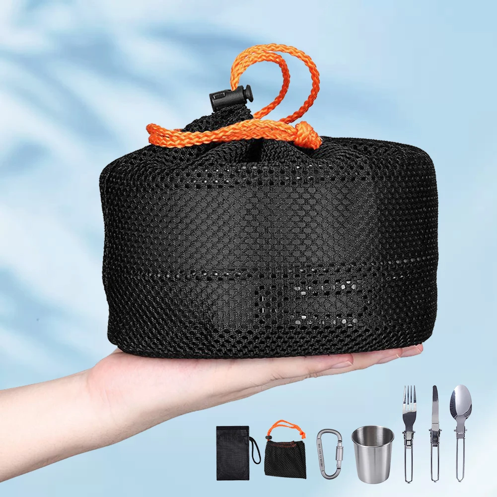 Camping Cookware Kit Kettle Po - огляд і ціна Camping Cooking Sets