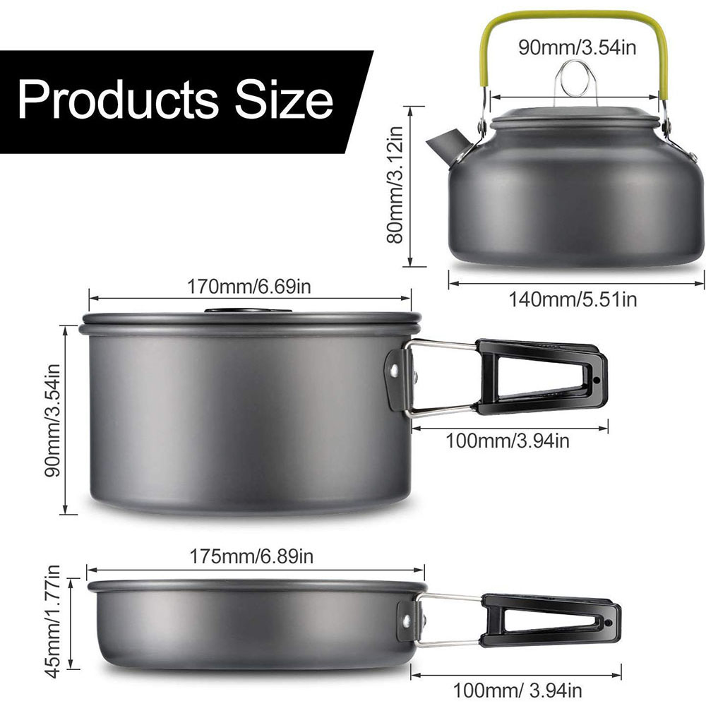 Outdoor Camping Cookware Set M - огляд і ціна Camping Cooking Sets