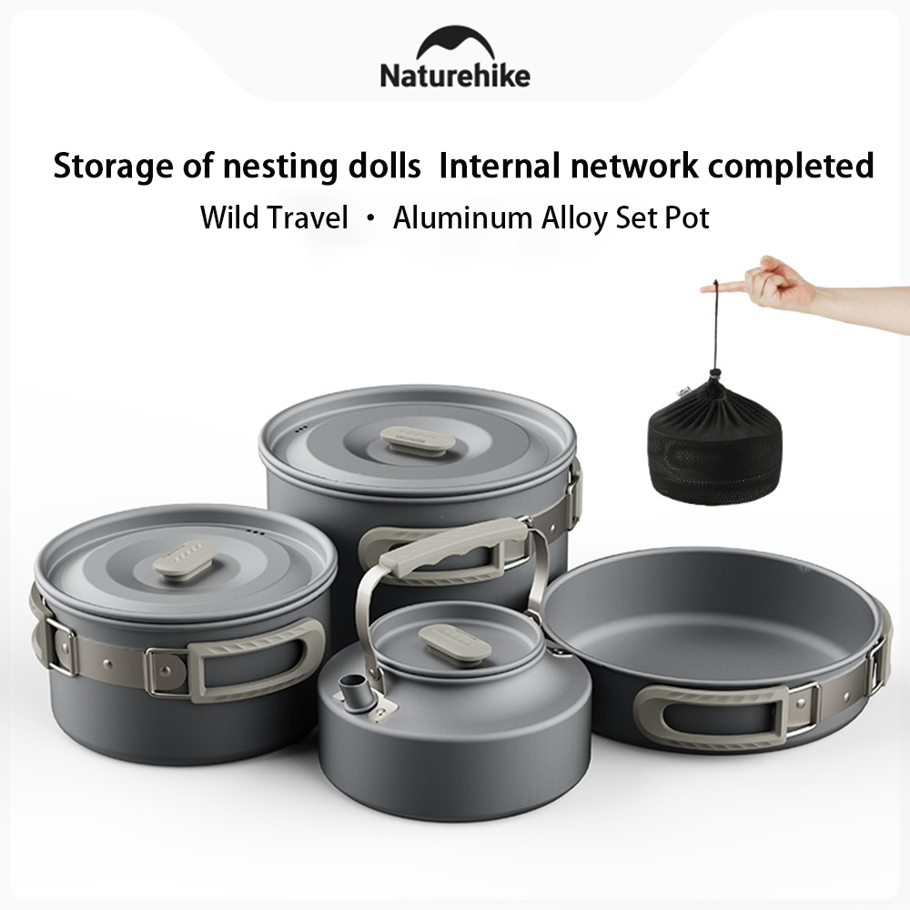 Naturehike Outdoor Pot Set,Cam - огляд і ціна Camping Cooking Sets