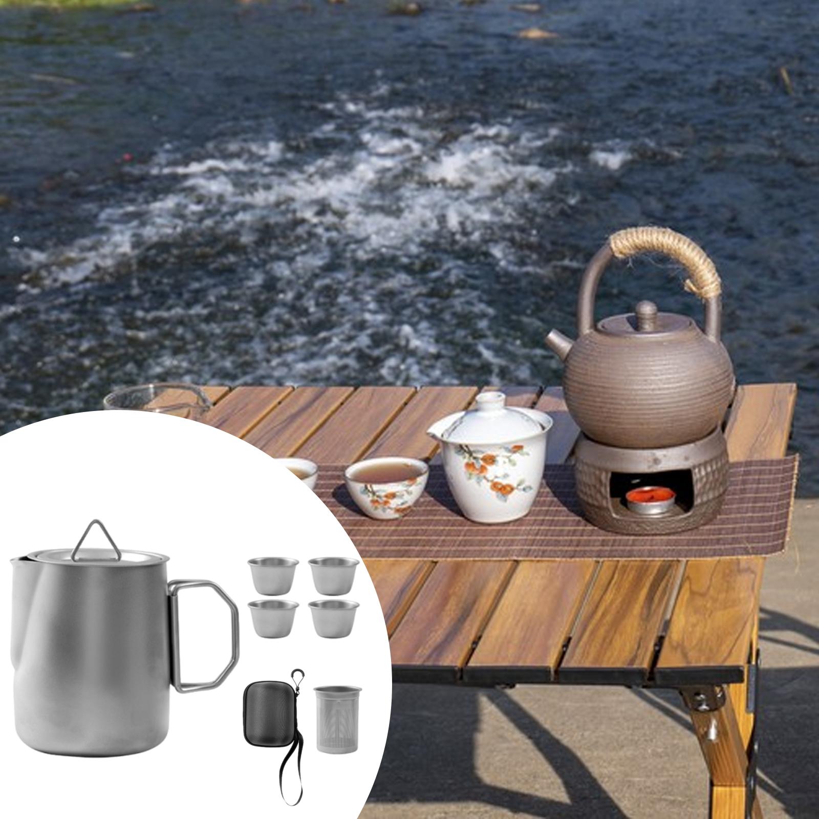 Stainless Steel Camping Cup Tr - огляд і ціна Camping Cooking Set For 4