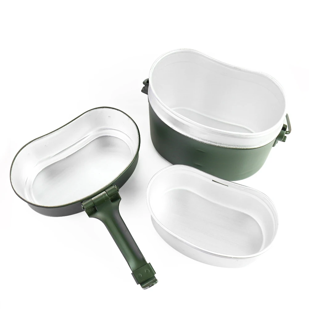 Portable Alloy Pot and Bowl Lu - огляд і ціна Camping Cooking Kitchen Set